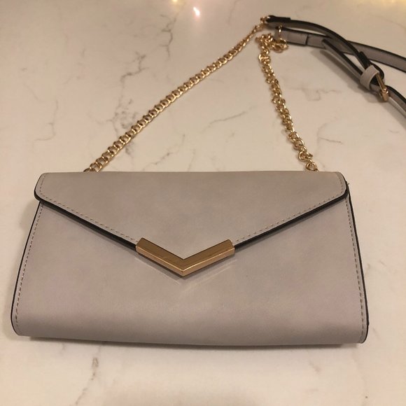 Like New Urban Expressions Gray Shoulder and Clutch Purse - Picture 1 of 7